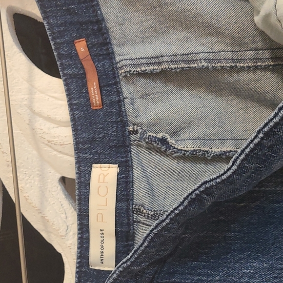 Pilcro patchwork high waisted wide leg denim sz31 - Picture 6 of 11